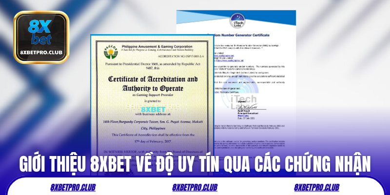 Giấy Phép Quốc Tế 8xbet